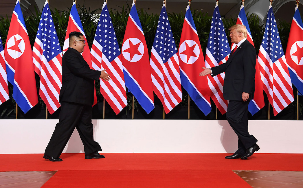 Donald Trump and Kim Jong Un