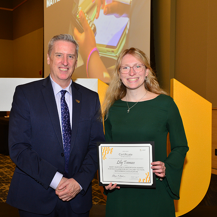 Lily Tsomos and Dean Nugent