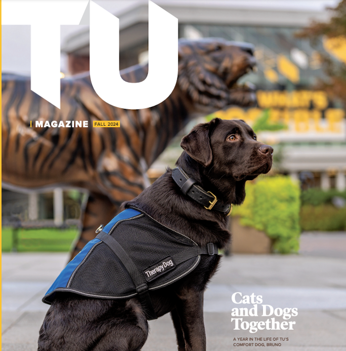 cover of the fall 2024 issue of TU magazine