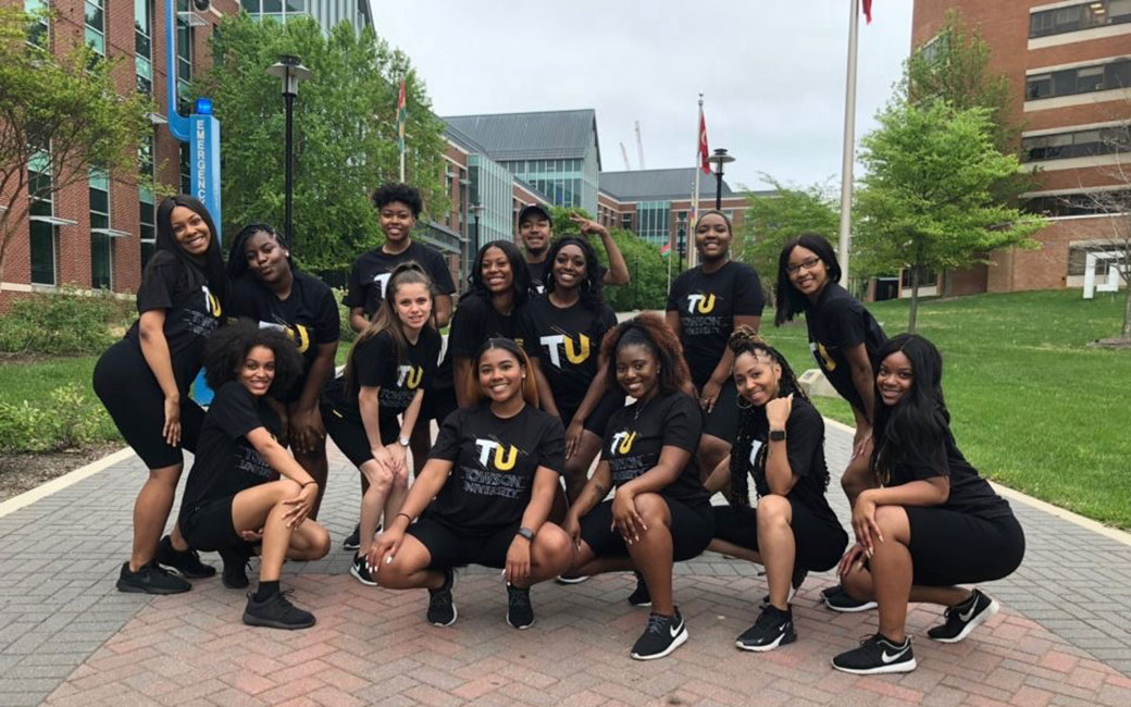 Group of students outside